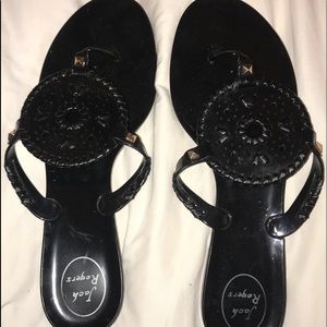 Black jack Rogers Georgia jelly thong